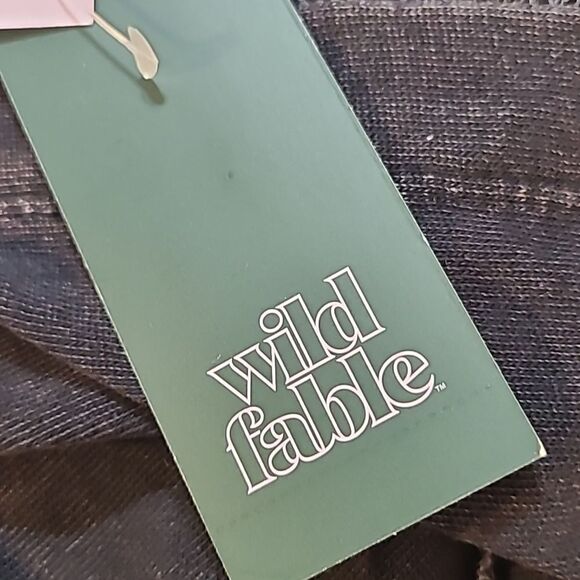 Wild Fable Seamed Hoodie Longsleeve T-Shirt, Distressed Black, Size Medium, NWT - Picture 11 of 12